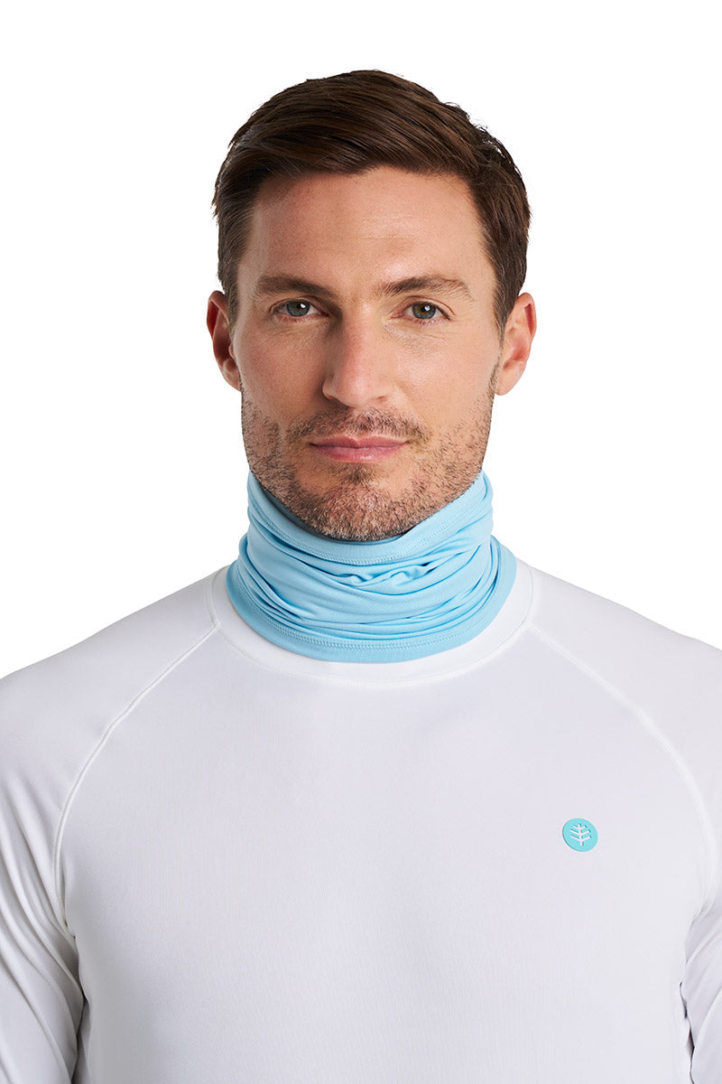 Unisex Virasana Performance Sun Gaiter | Arctic Blue