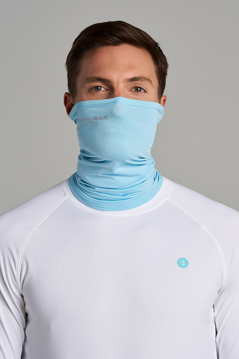 Unisex Virasana Performance Sun Gaiter | Arctic Blue