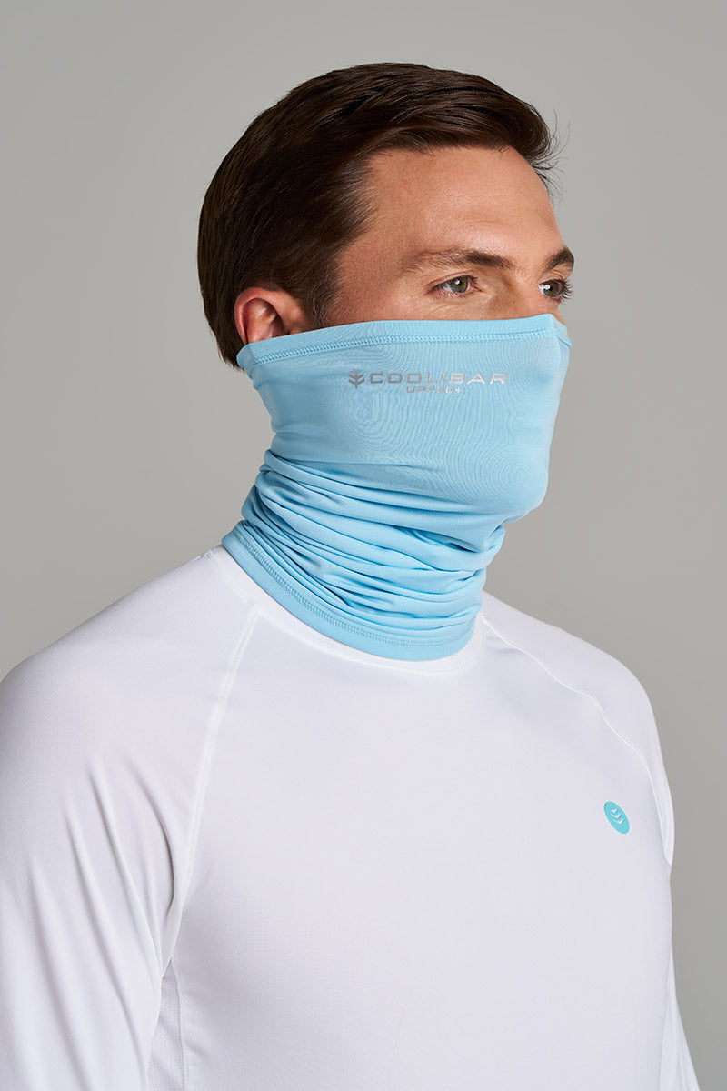 Unisex Virasana Performance Sun Gaiter | Arctic Blue