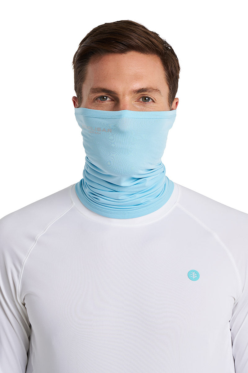 Unisex Virasana Performance Sun Gaiter | Arctic Blue