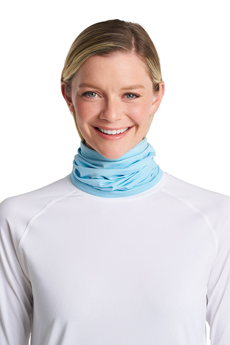 Unisex Virasana Performance Sun Gaiter | Arctic Blue