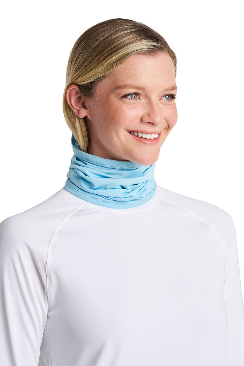 Unisex Virasana Performance Sun Gaiter | Arctic Blue