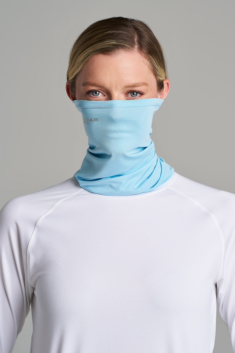 Unisex Virasana Performance Sun Gaiter | Arctic Blue
