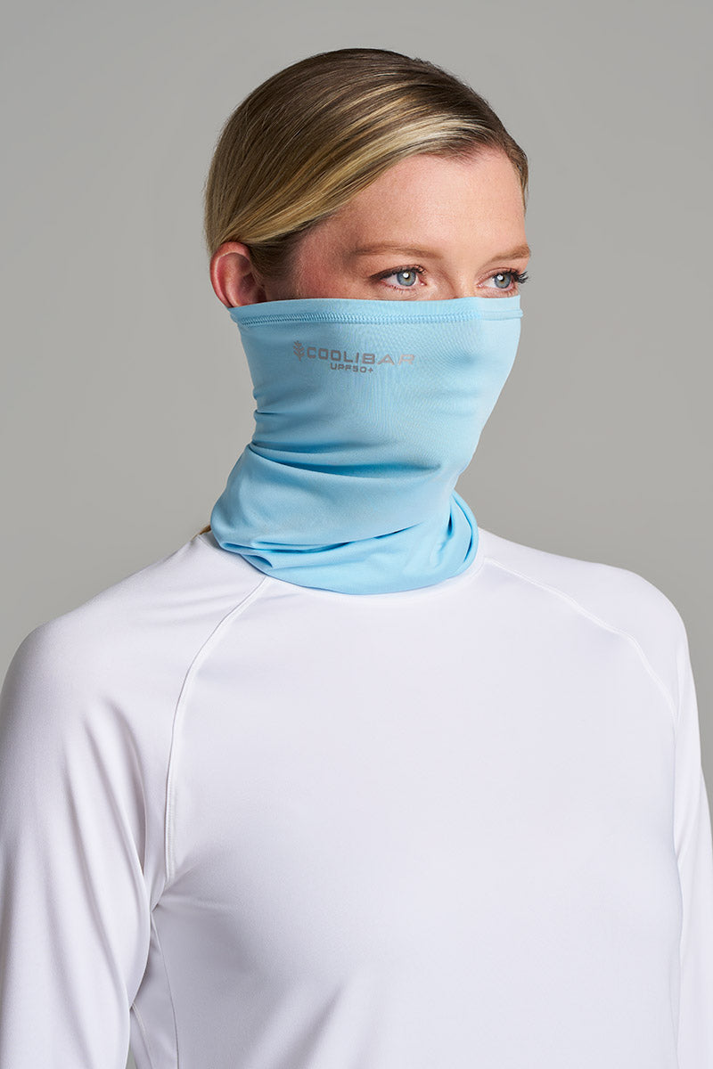 Unisex Virasana Performance Sun Gaiter | Arctic Blue