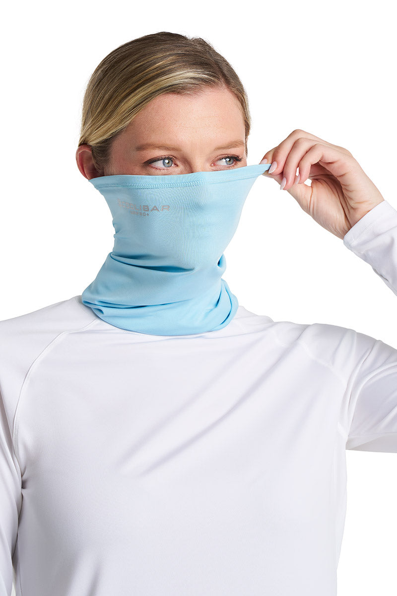 Unisex Virasana Performance Sun Gaiter | Arctic Blue