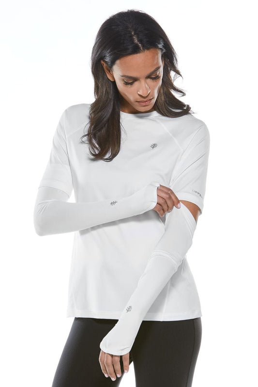 Women's Backspin Performance Sleeve | White