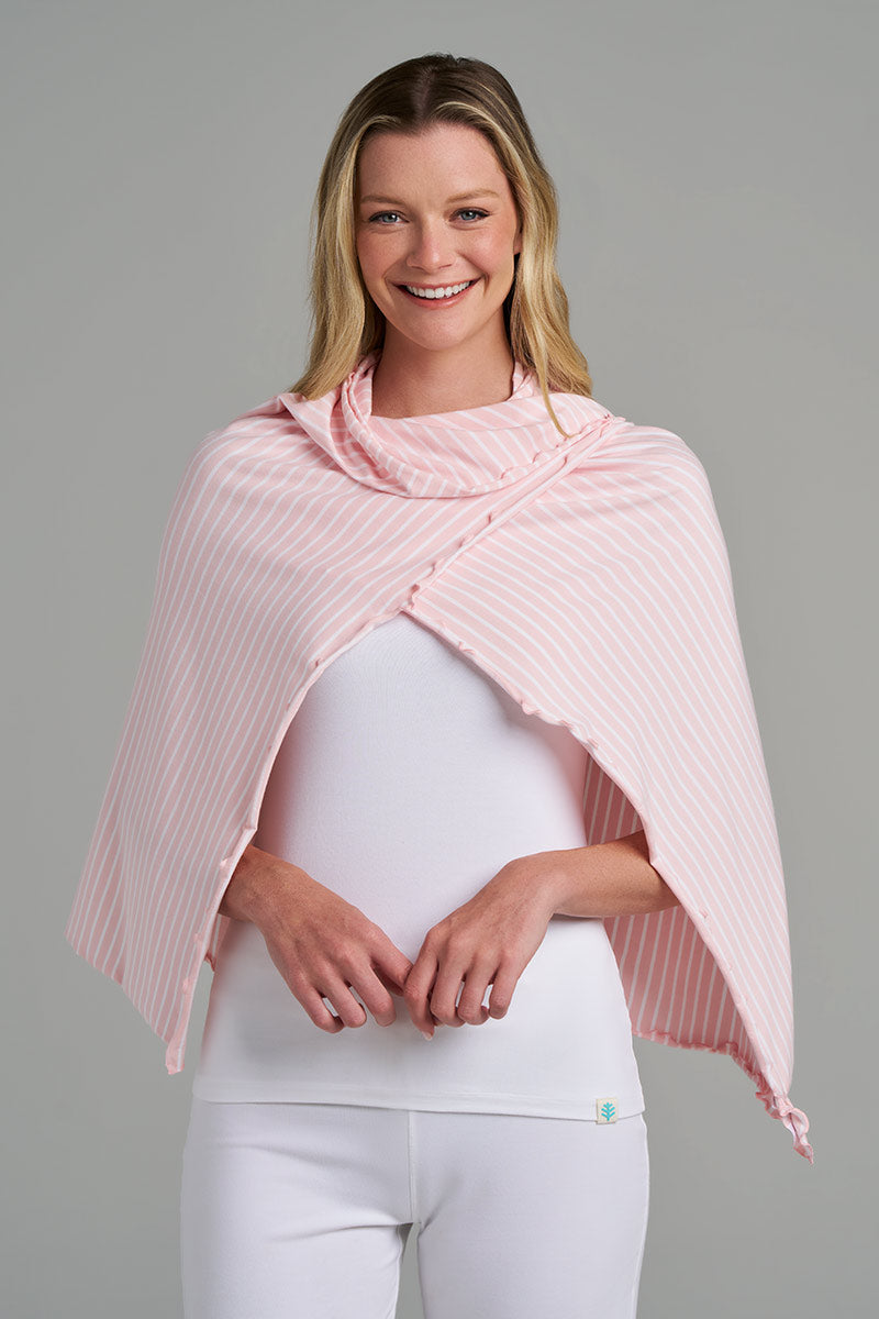 Color_ Soft Pink/White Stripe