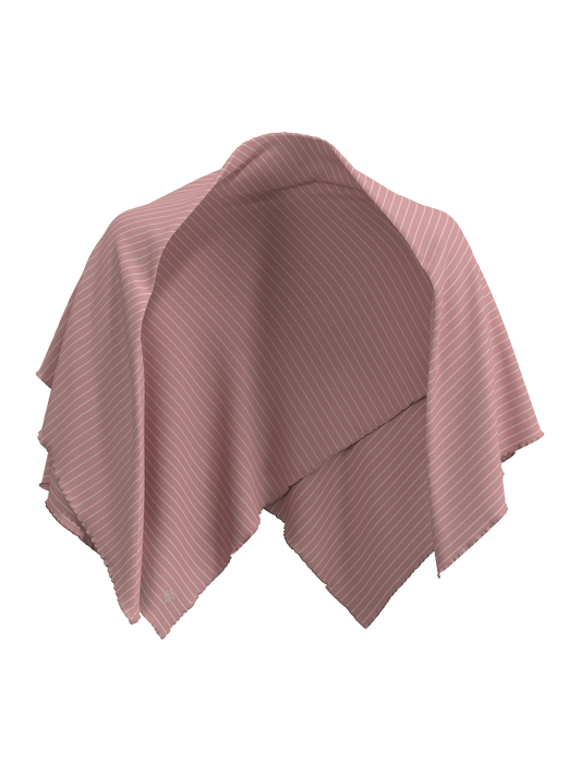 Women's Savannah Sun Blanket | Soft Pink/White Stripe