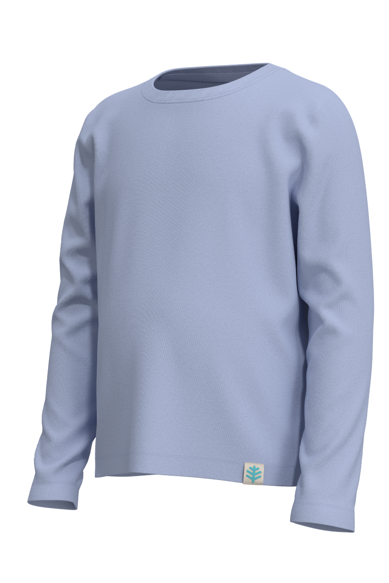 Kid's Coco Plum Everyday Long-Sleeve T-Shirt | Periwinkle