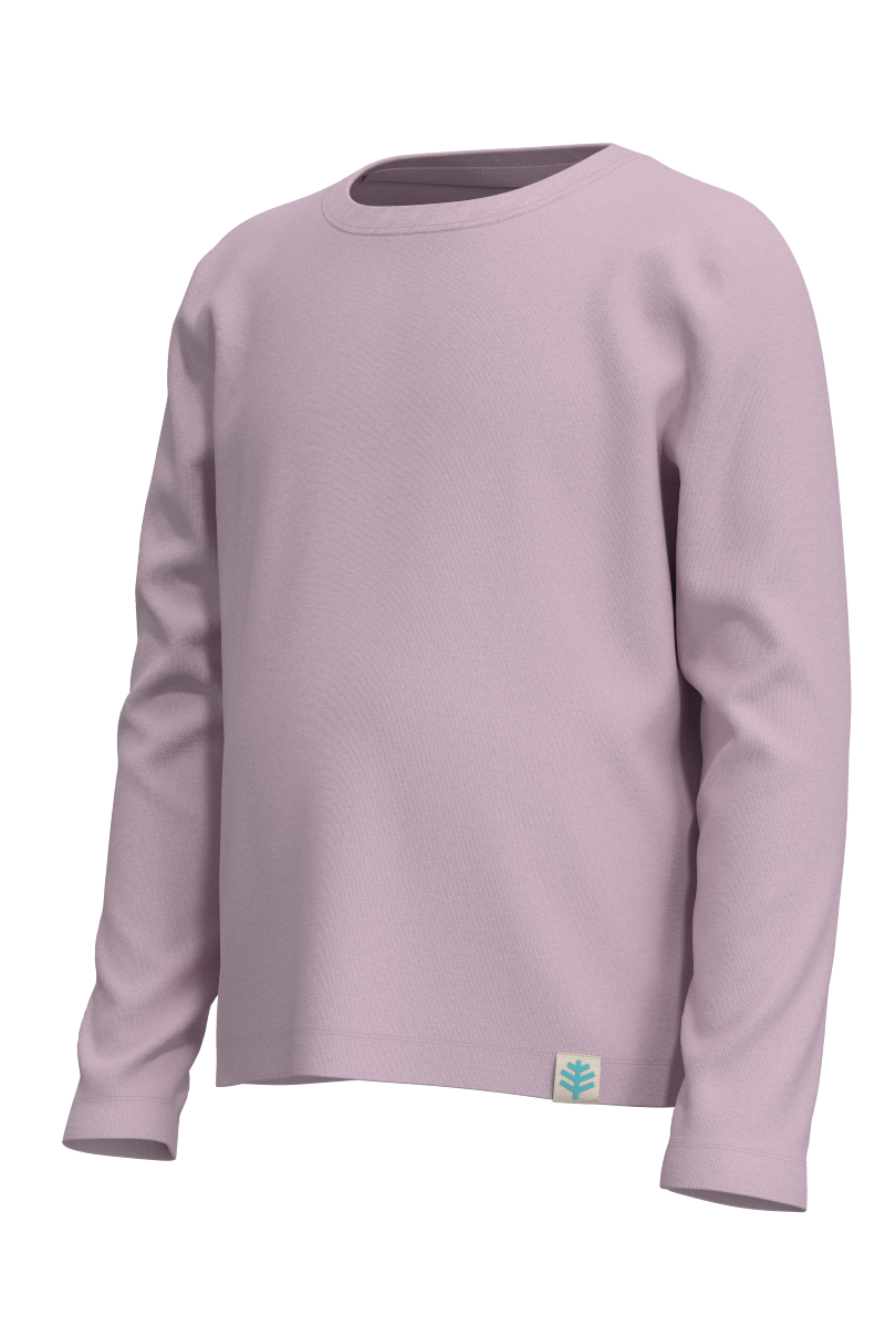 Kid's Coco Plum Everyday Long-Sleeve T-Shirt | Powder