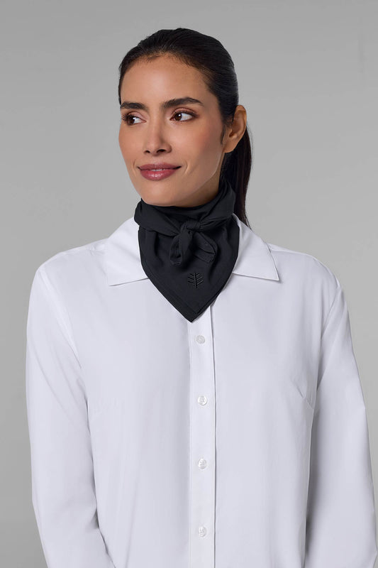 Women's Mackinac Sun Bandana | Black