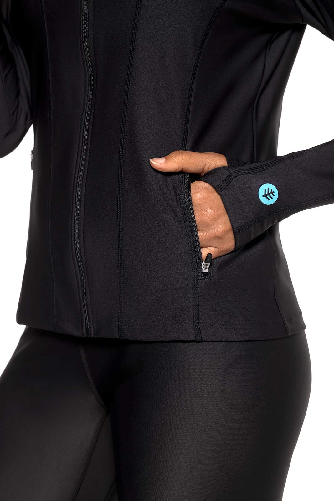 Women's Malawi Swim Jacket | Black