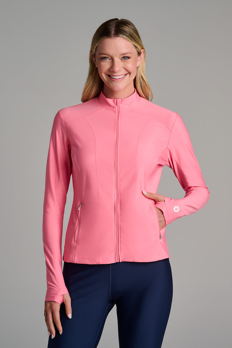Women's Malawi Swim Jacket | Flamingo Pink