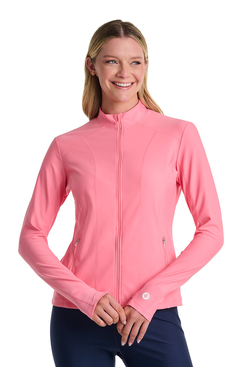 Women's Malawi Swim Jacket | Flamingo Pink