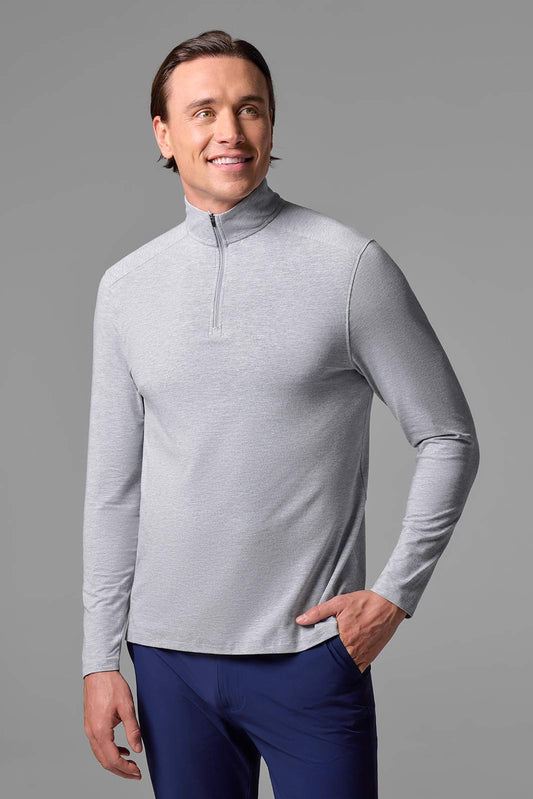 Men's Sonora Quarter-Zip | Grey Heather