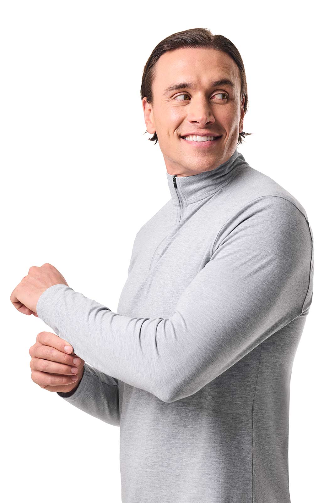Men's Sonora Quarter-Zip | Grey Heather