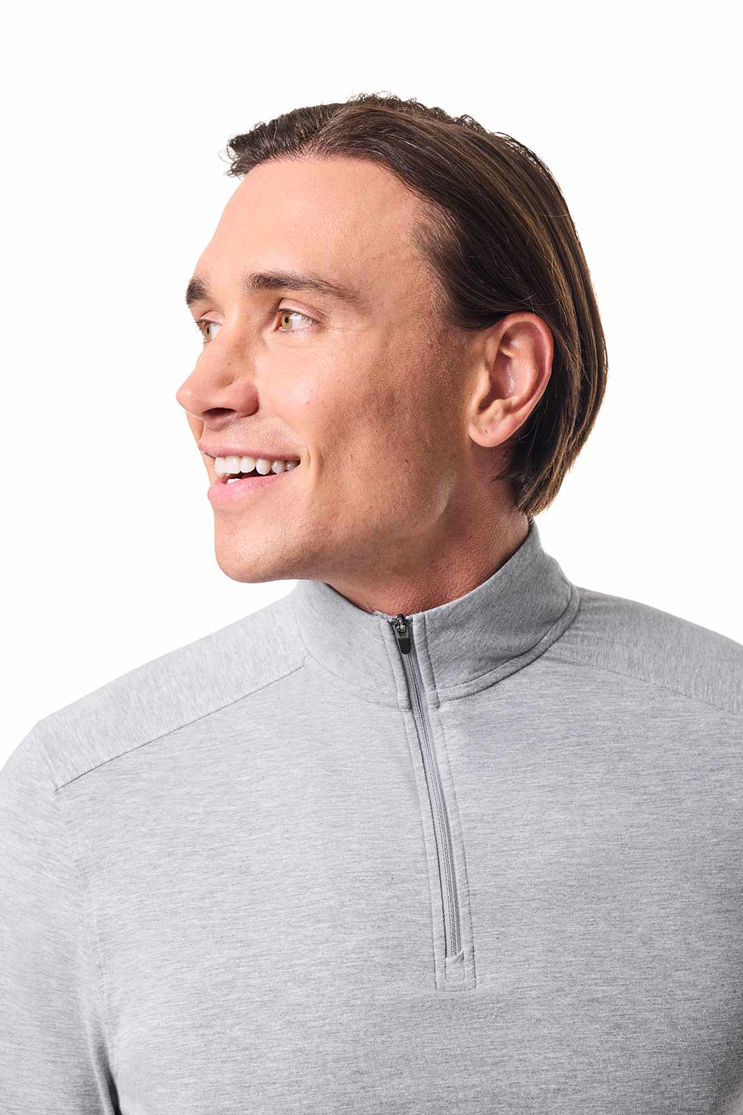Men's Sonora Quarter-Zip | Grey Heather