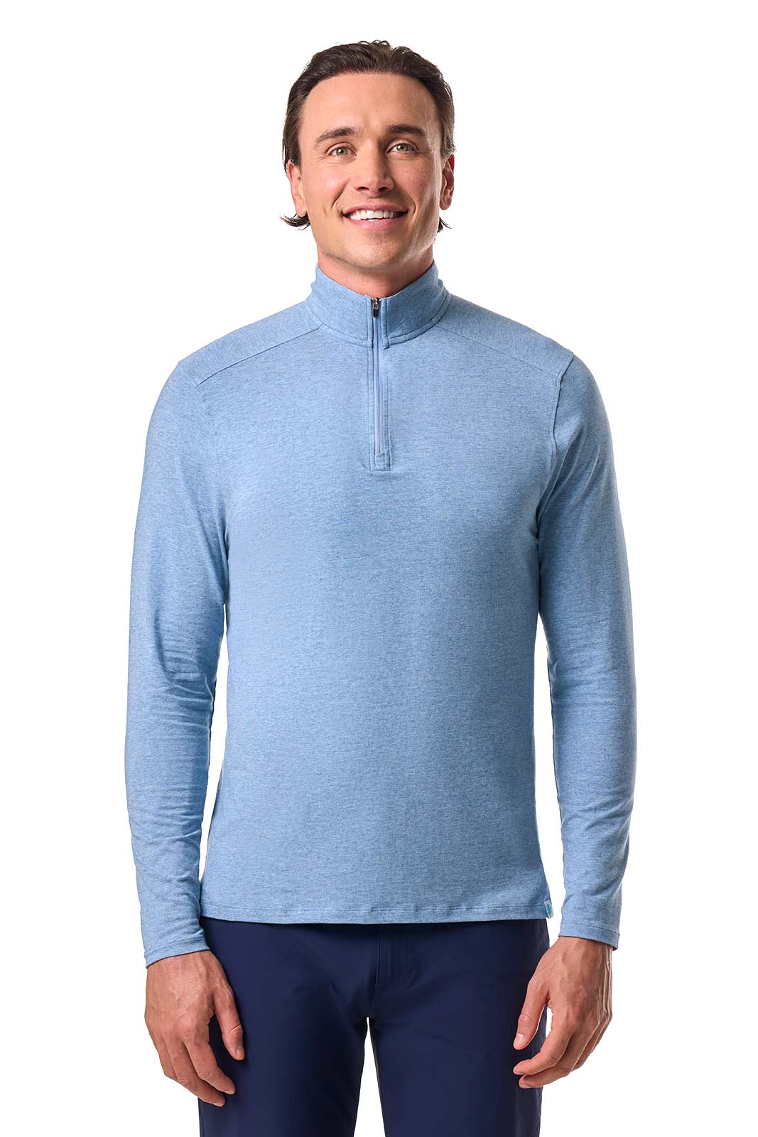 Men's Sonora Quarter-Zip | Light Blue Heather