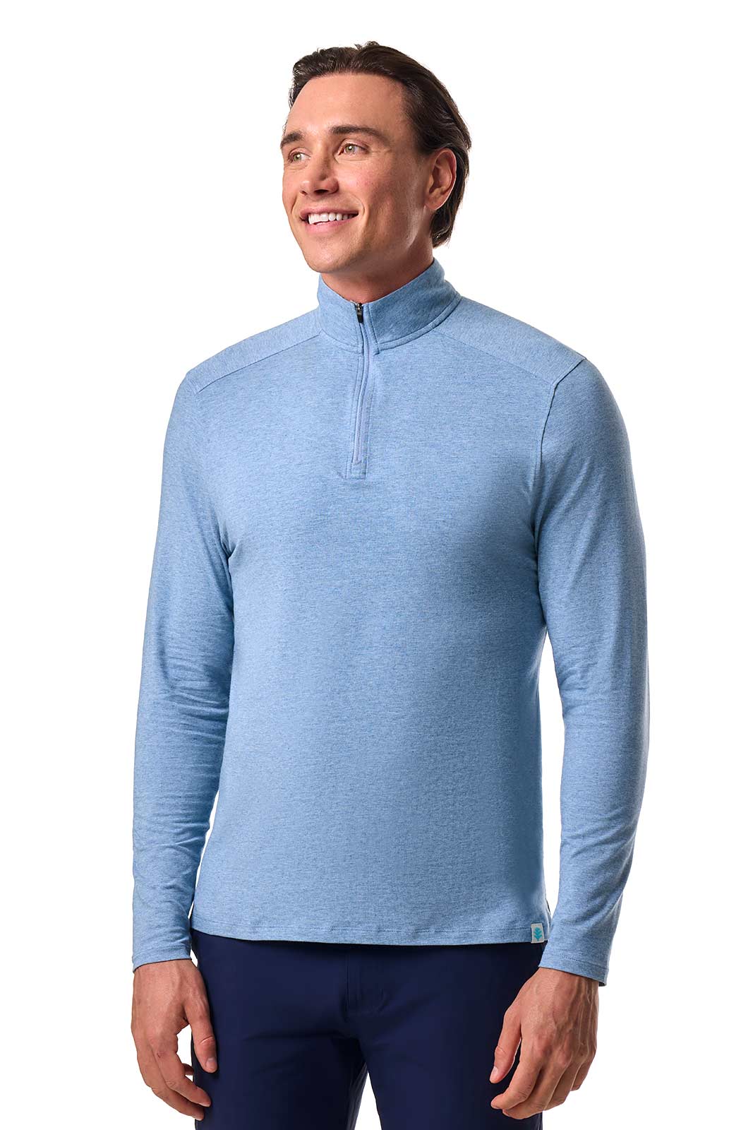 Men's Sonora Quarter-Zip | Light Blue Heather