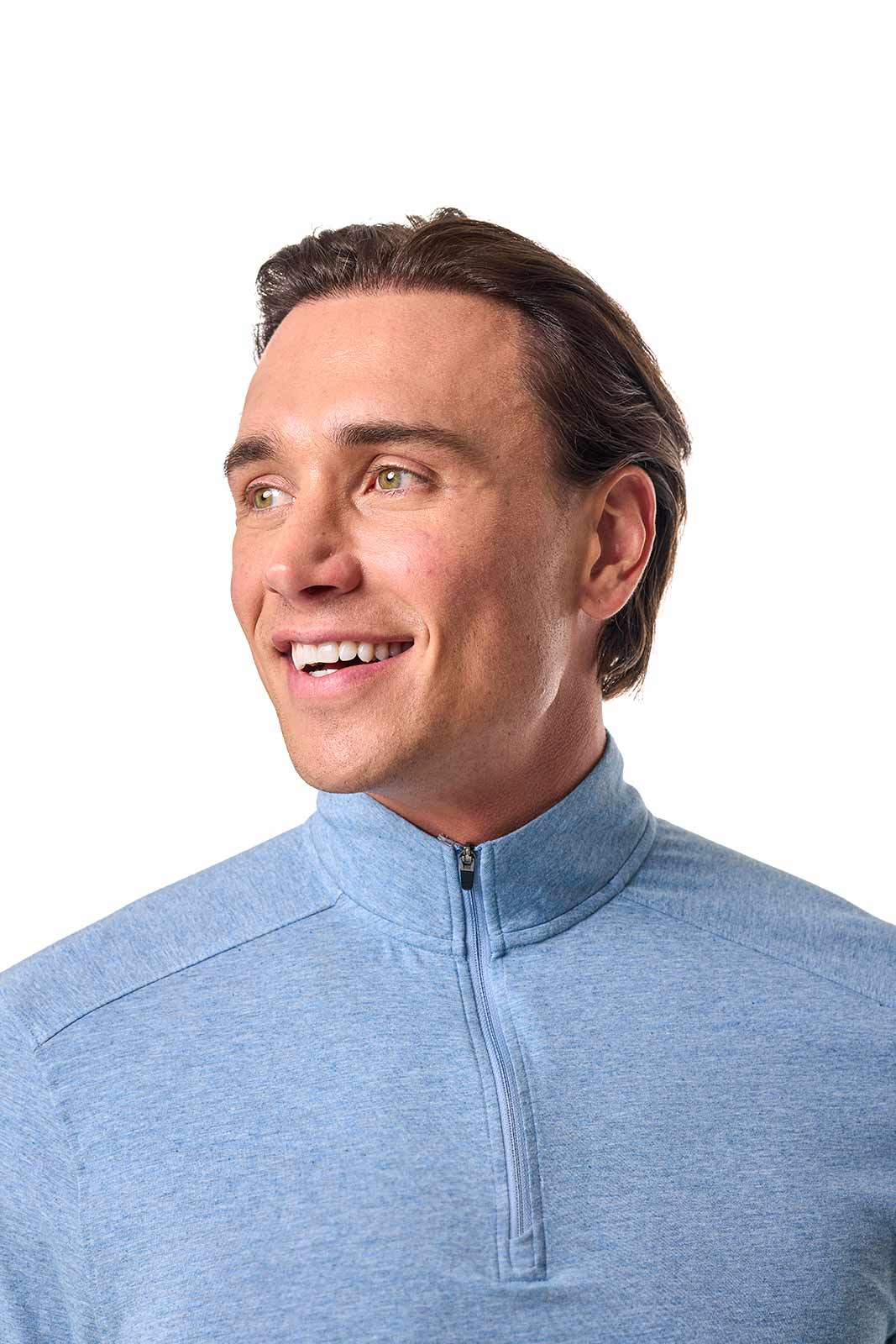 Men's Sonora Quarter-Zip | Light Blue Heather