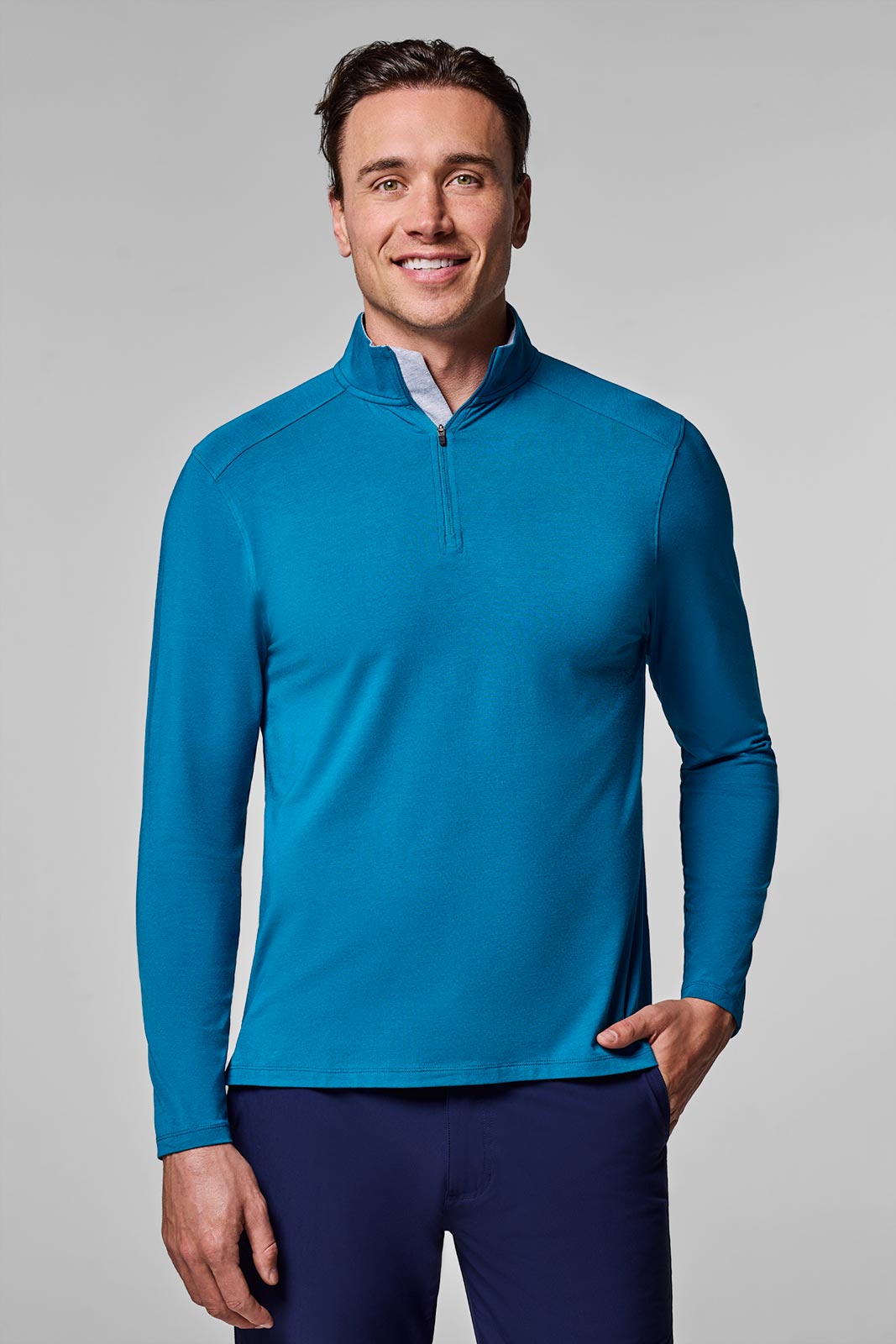 Men's Sonora Quarter-Zip | Bluejay