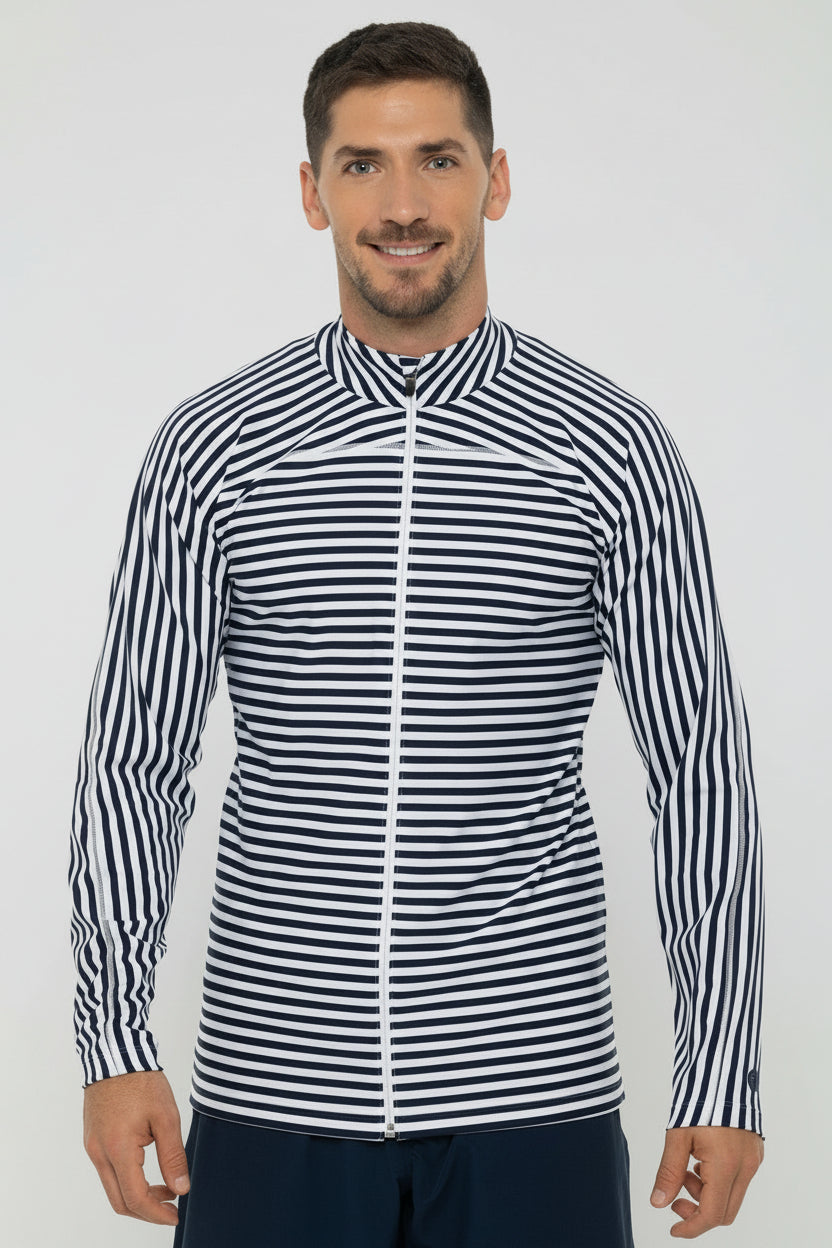 Color_White/Navy Stripe