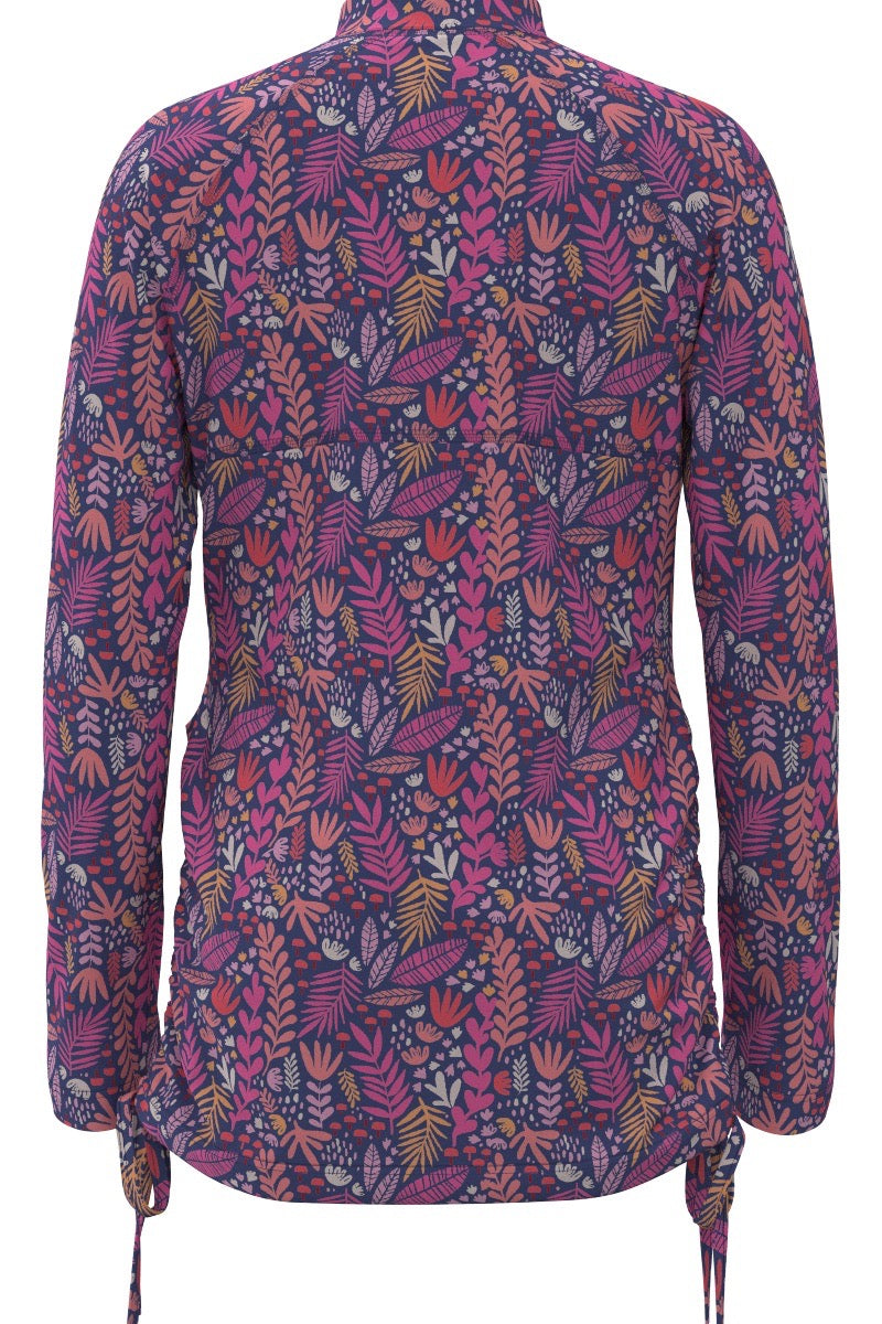 Kid's Lawai Ruche Swim Shirt | Future Dusk Blooming Forest