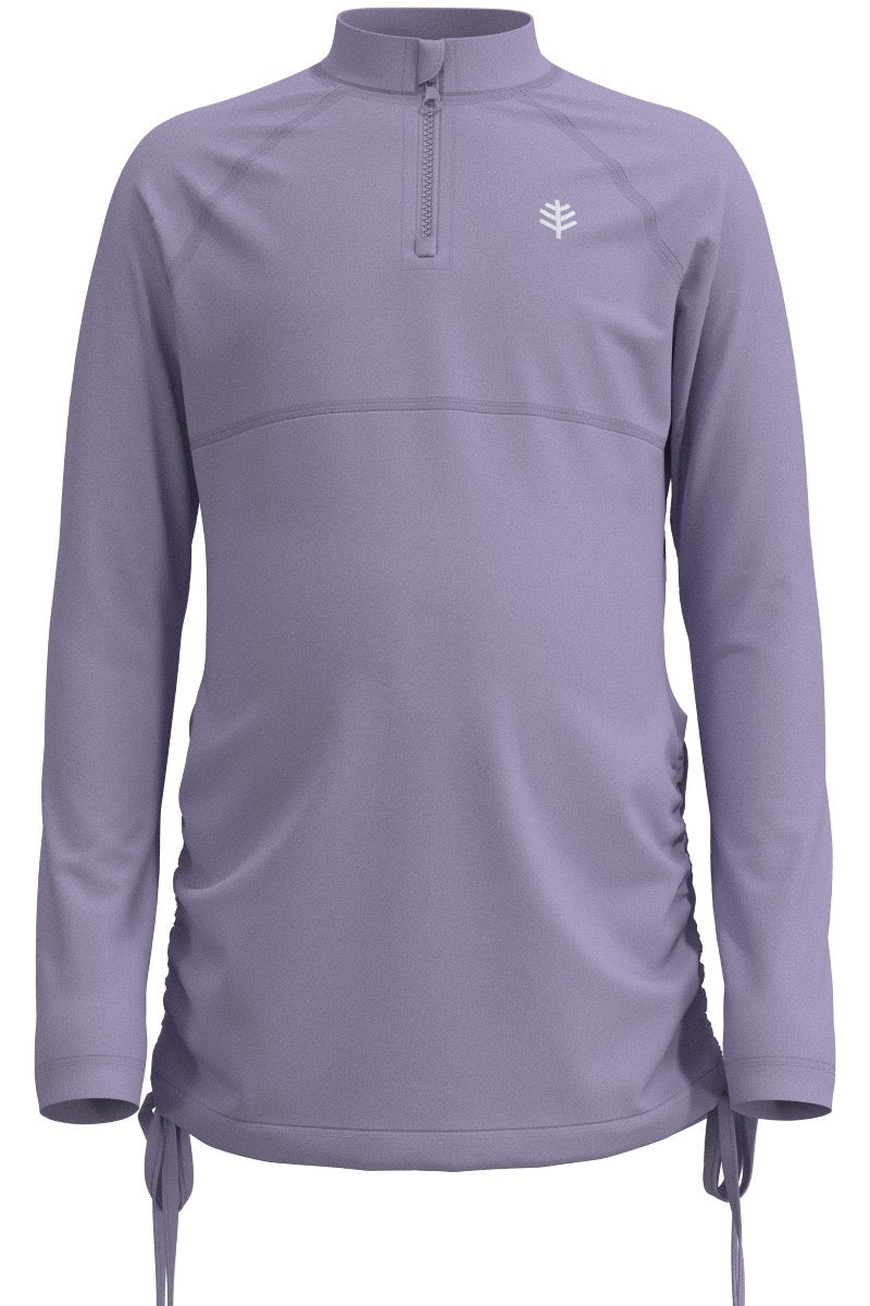 Kid's Lawai Ruche Swim Shirt | Lavendula