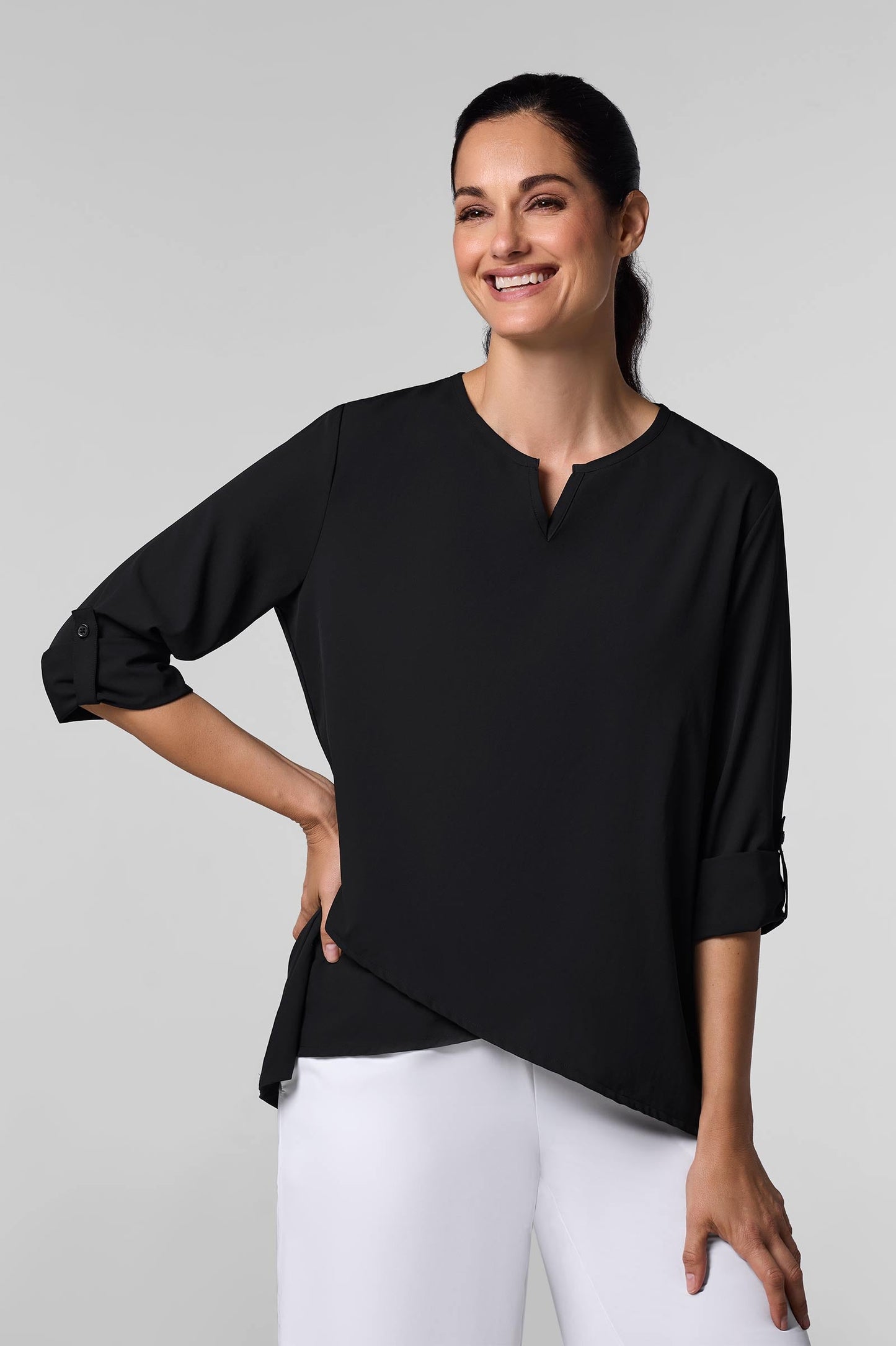 Women's Santa Barbara Tunic Top | Black