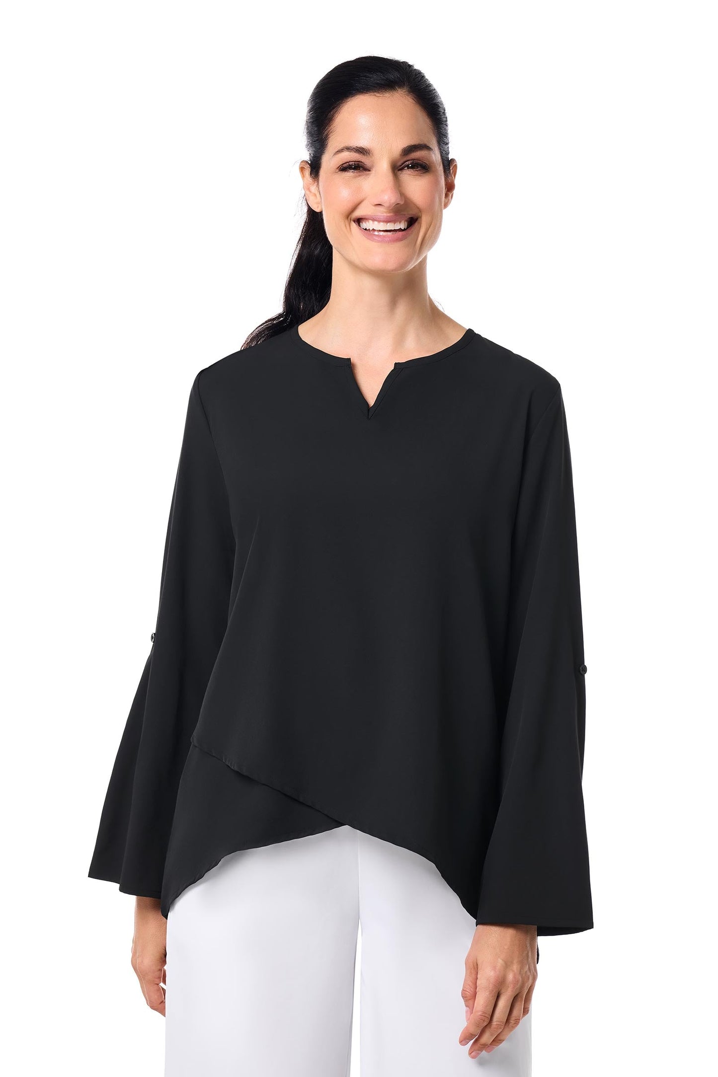 Women's Santa Barbara Tunic Top | Black