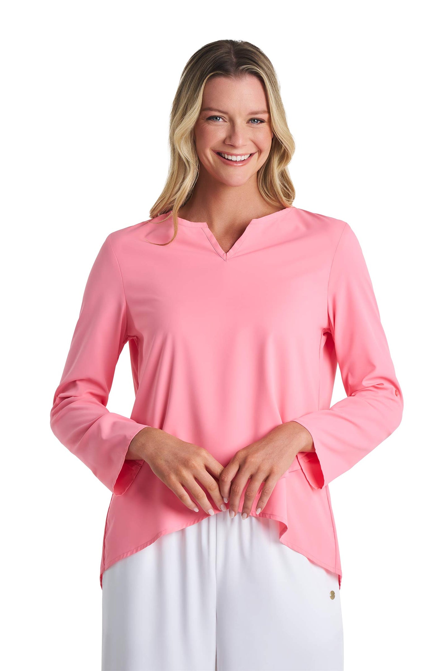 Women's Santa Barbara Tunic Top | Flamingo Pink