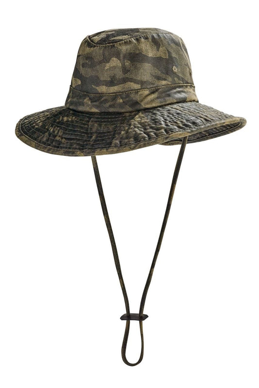 Kid's Outback Camo Boonie Hat | Forest Green