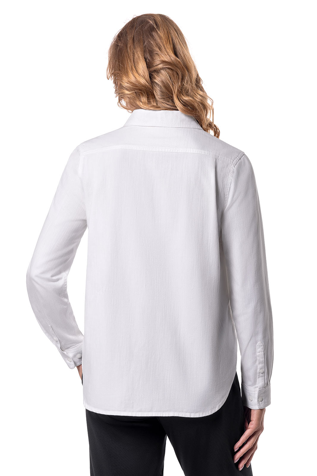 Women's Peninsula Chambray Shirt | White Chambray