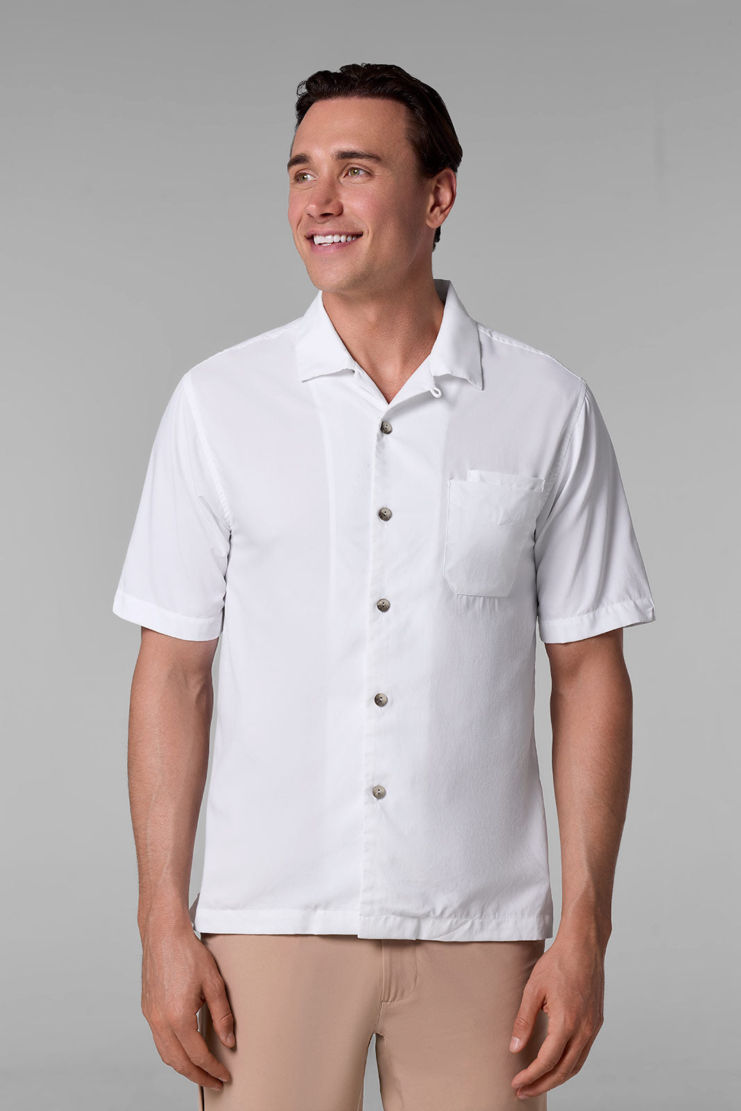 Men's Safari Camp Shirt | White