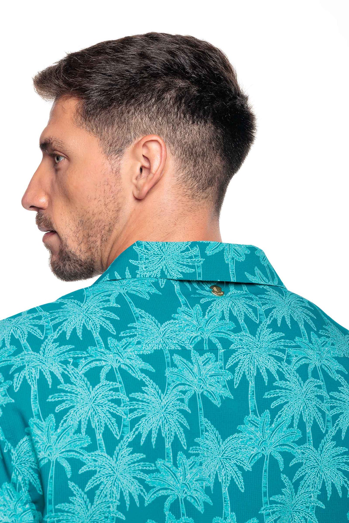 Camisa de safari para hombre | Azul crepúsculo