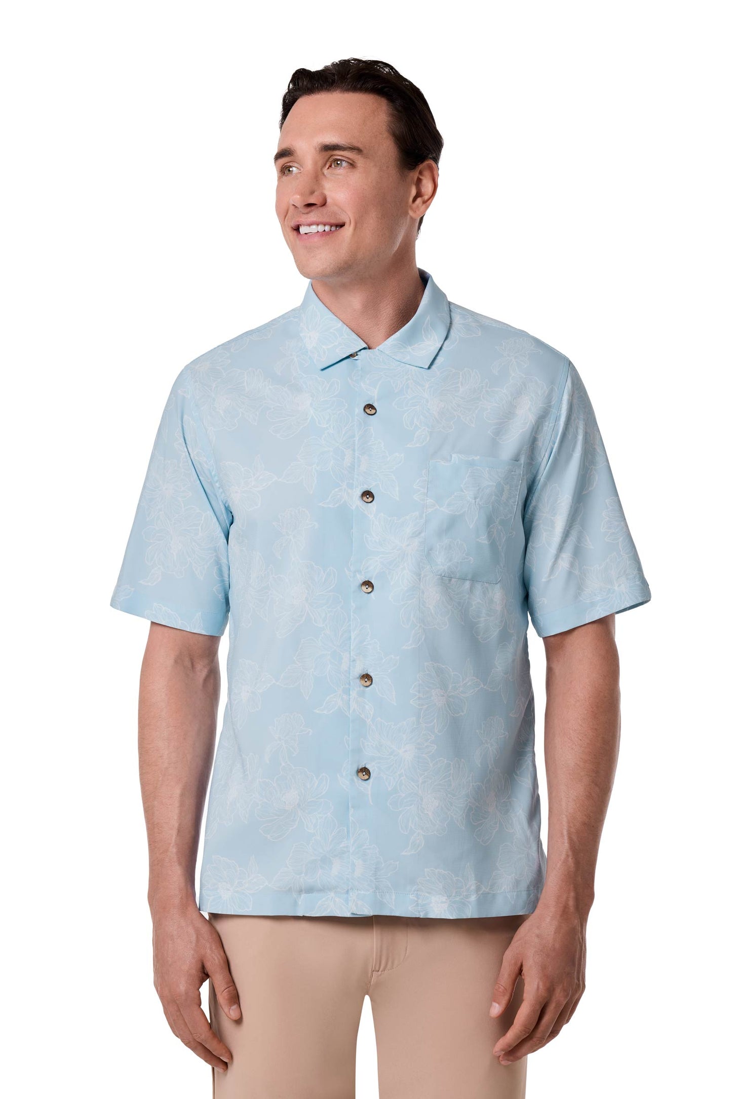 Camisa de safari para hombre | Azul crepúsculo