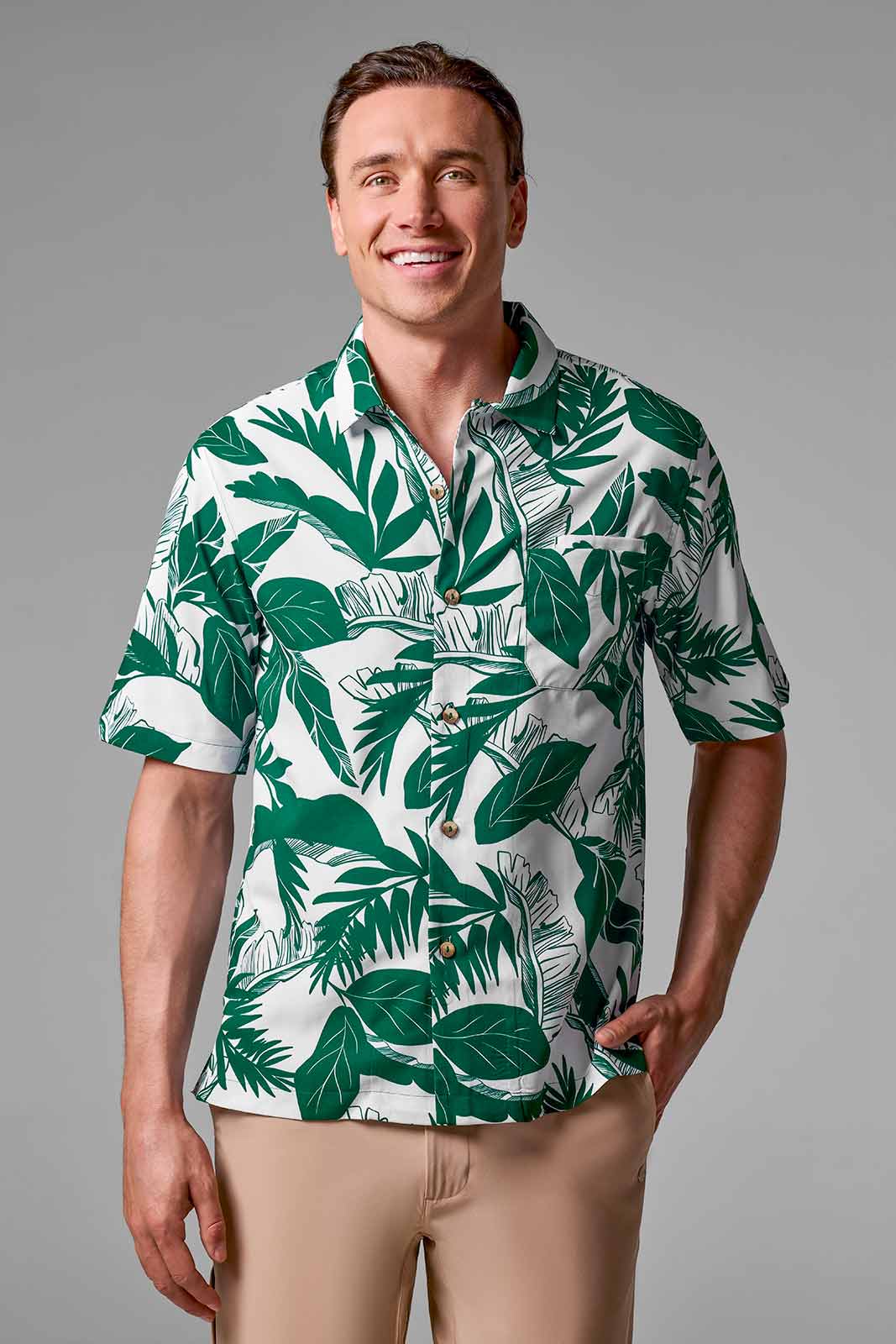 Men's Safari Camp Shirt | Eden Palm Paradise