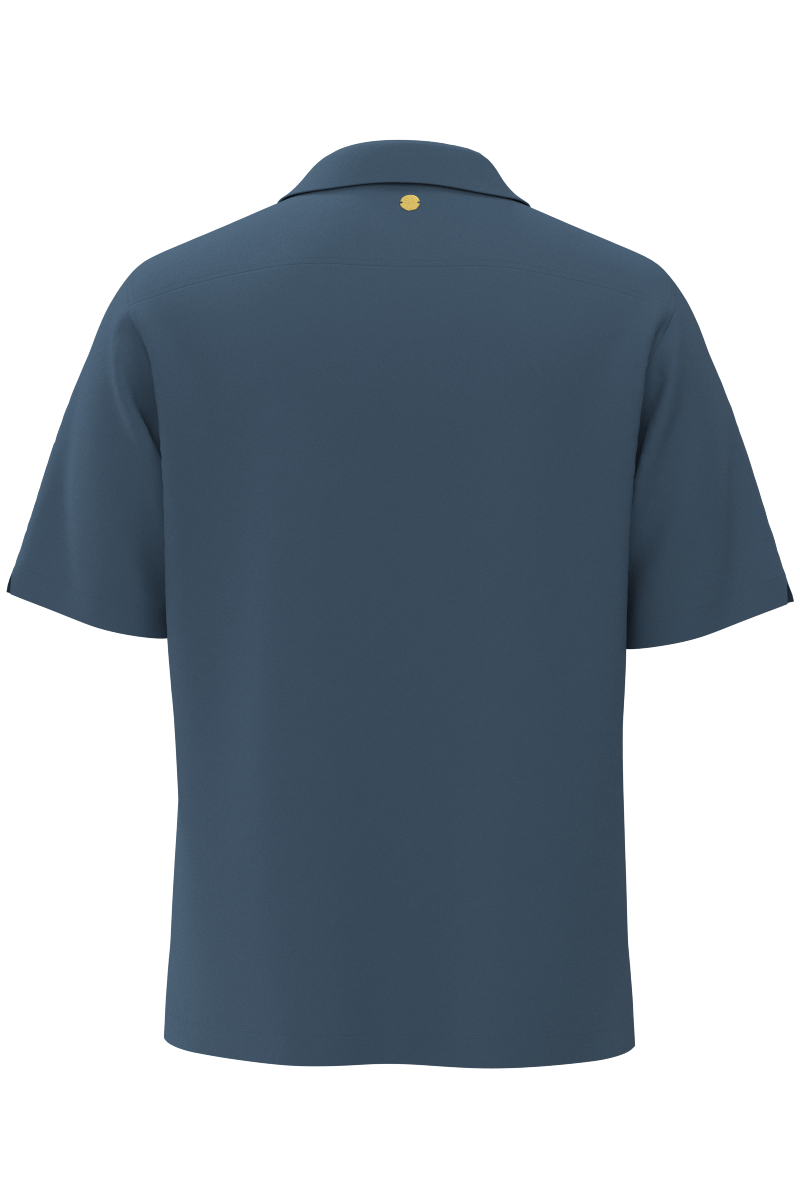 Men's Safari Camp Shirt | Blue Dusk