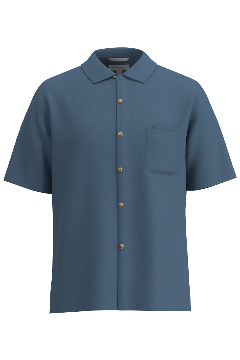Men's Safari Camp Shirt | Blue Dusk