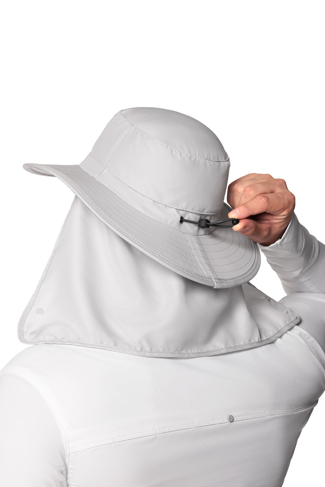 Unisex Convertible Boating Hat | Light Grey
