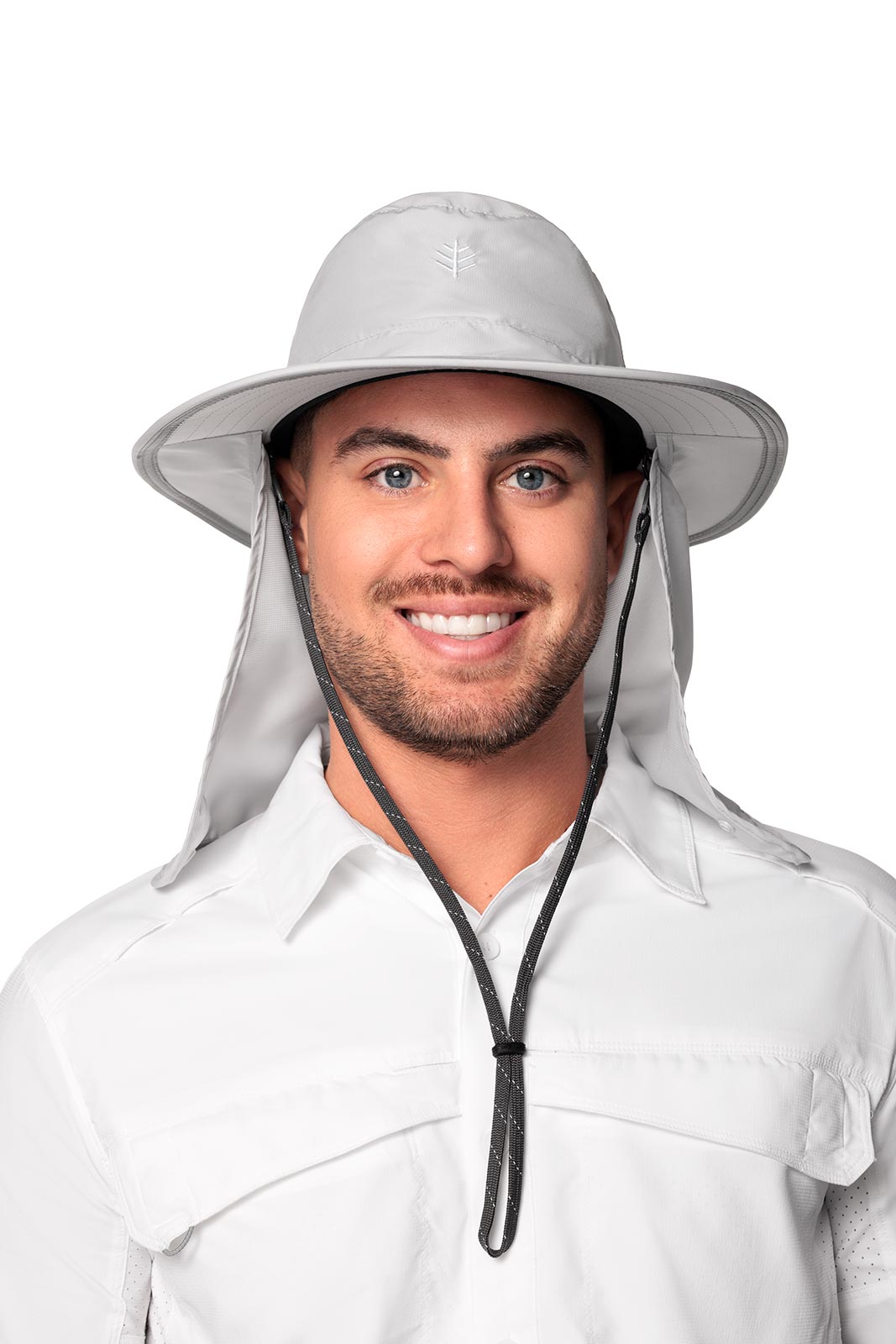 Unisex Convertible Boating Hat | Light Grey
