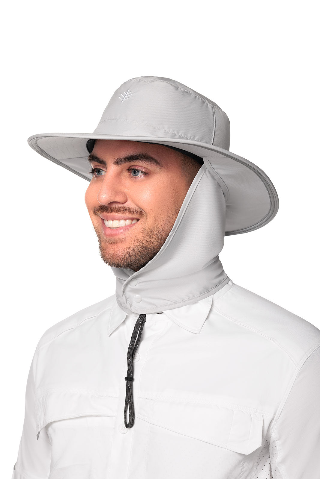 Unisex Convertible Boating Hat | Light Grey