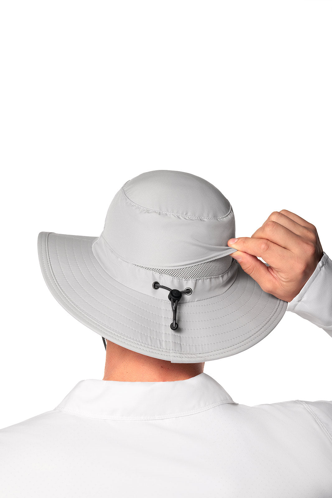 Unisex Convertible Boating Hat | Light Grey