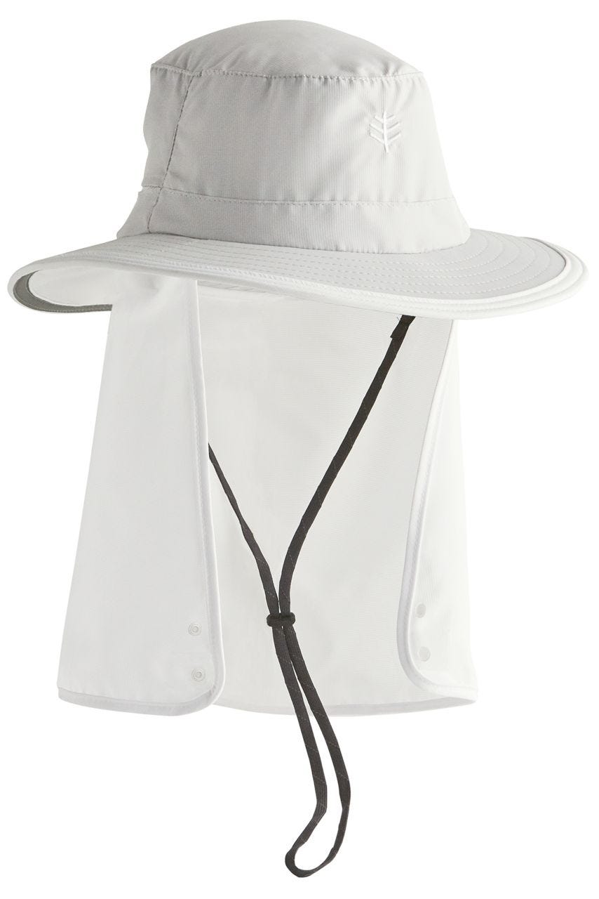 Unisex Convertible Boating Hat | Light Grey