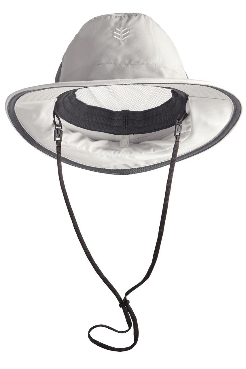 Unisex Convertible Boating Hat | Light Grey