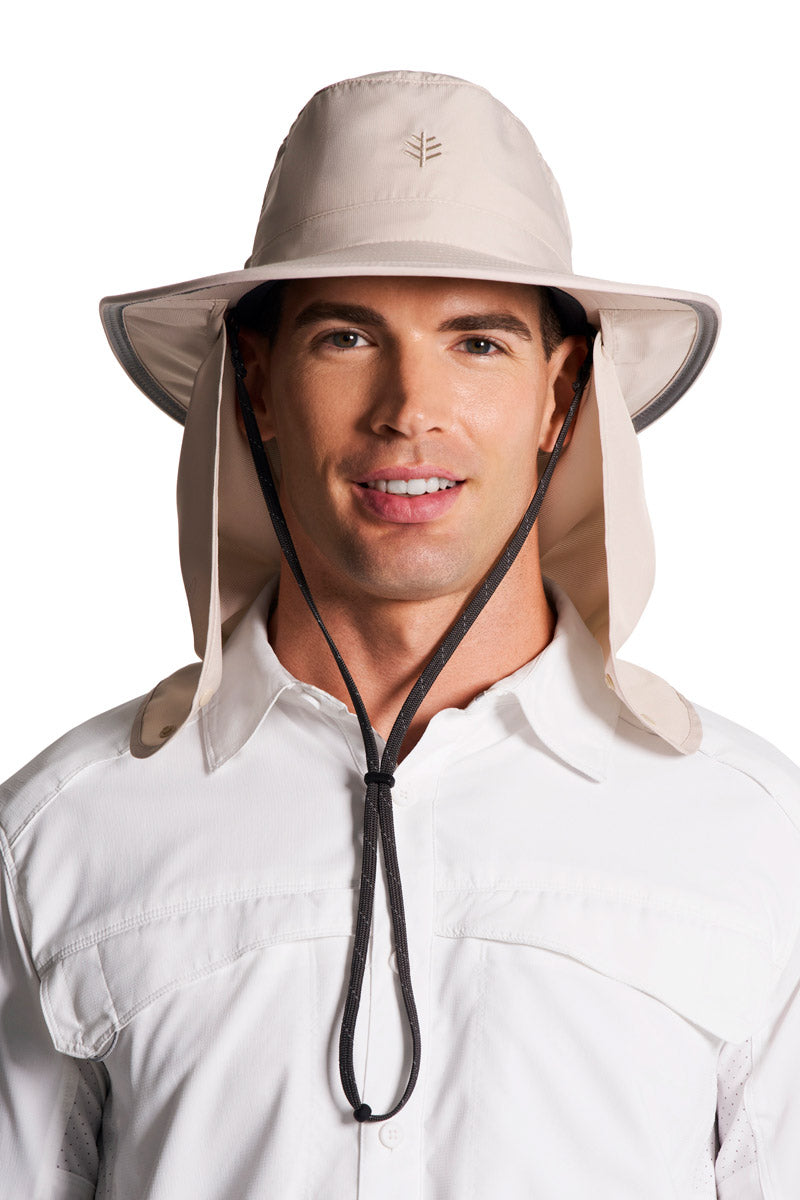 Unisex Convertible Boating Hat | Stone