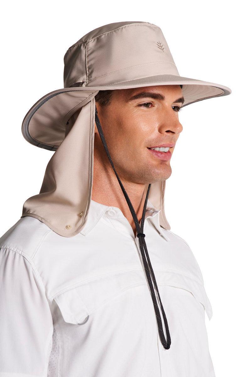 Unisex Convertible Boating Hat | Stone