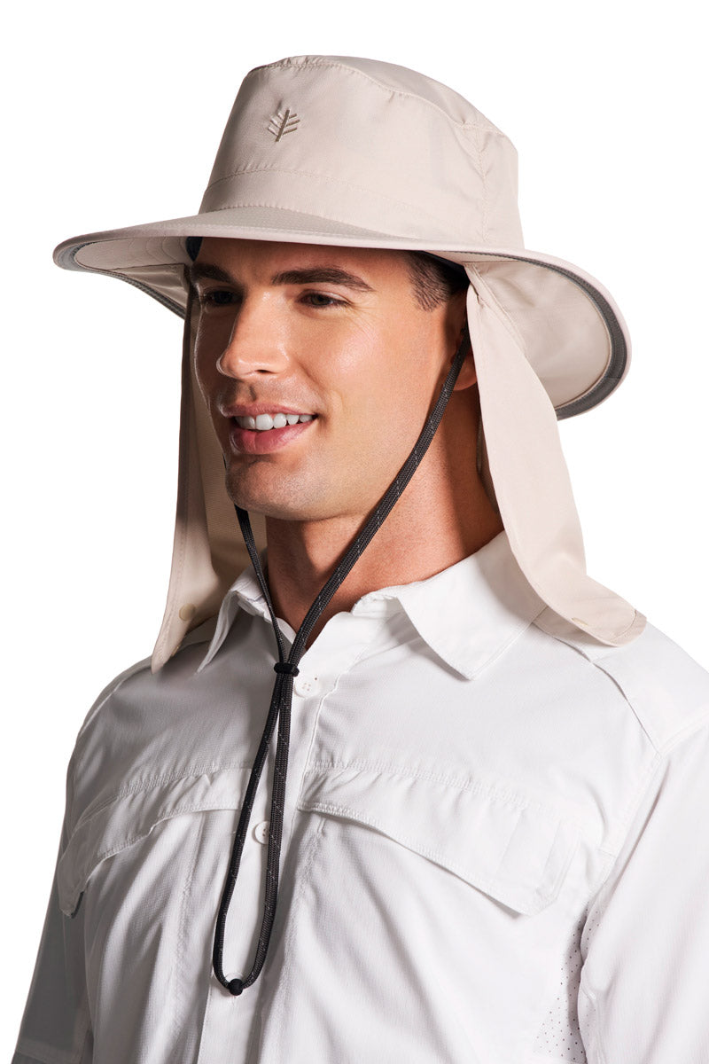 Unisex Convertible Boating Hat | Stone