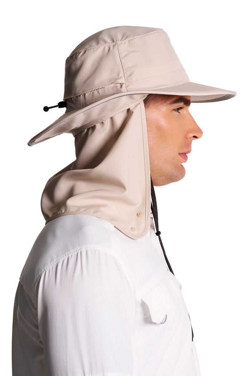 Unisex Convertible Boating Hat | Stone