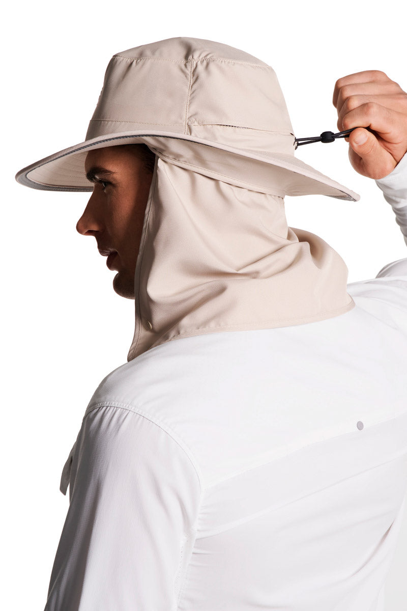 Unisex Convertible Boating Hat | Stone